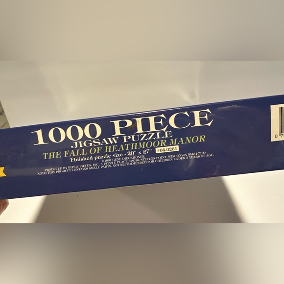 Jigssaw Puzzle 1000 Piece The Fall Of Heathmoor Manor Glow in the Dark Sealed - Picture 6 of 14